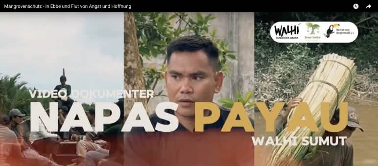 Seperti pasang dan surut. Naik dan turun. Dengan ketakutan dan harapan Screenshot dari video Napas Payau, Titel