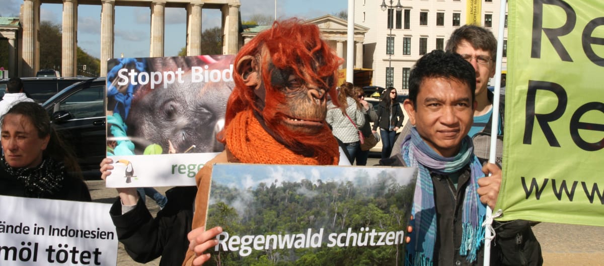 Demo di Berlin saat kunjungan Presiden Jokowi