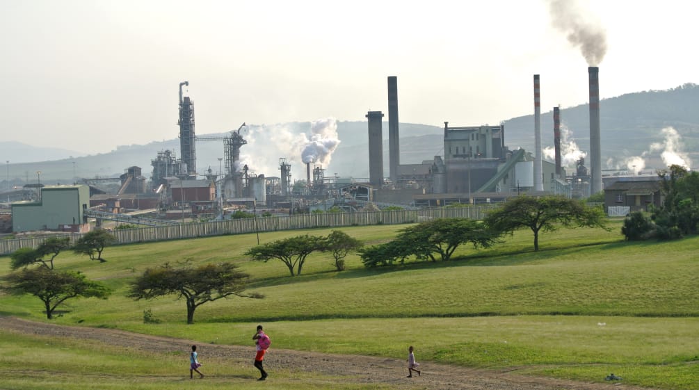 Pabrik pulp di Afrika Selatan